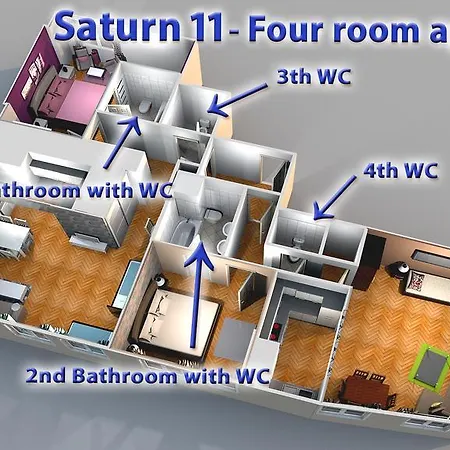 Apartment Saturn Apartments Prague